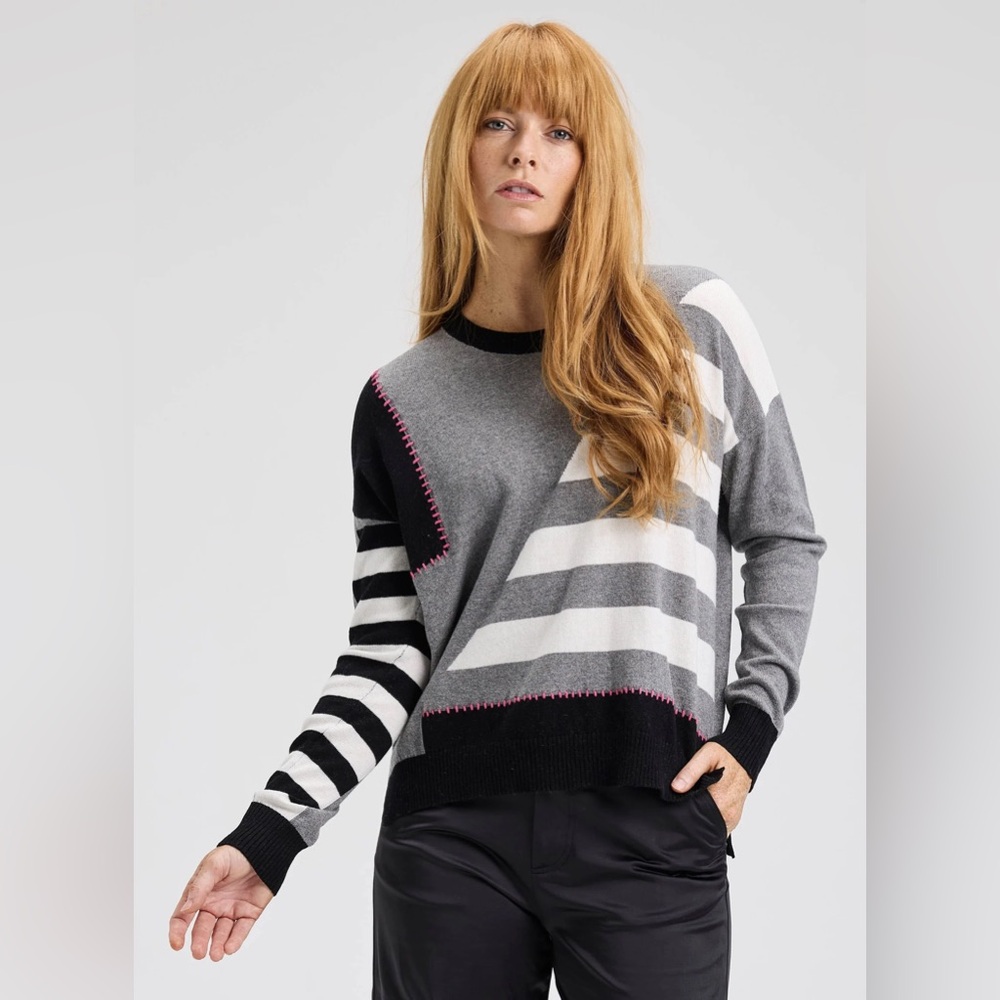 Zaket & Plover Breton Cloud Sweater - Size L - Soft Cotton-Cashmere Blend